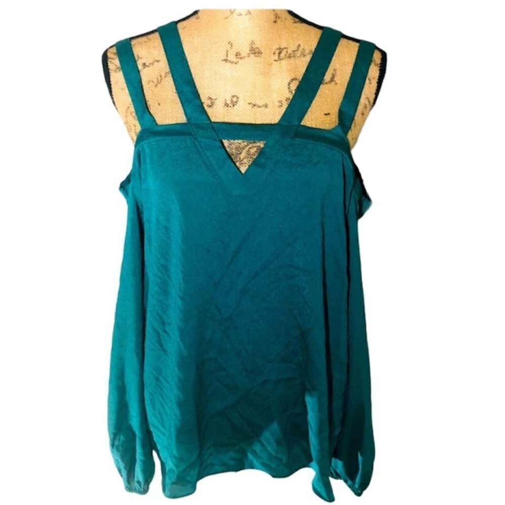 Zeagoo Emerald Green Blouse